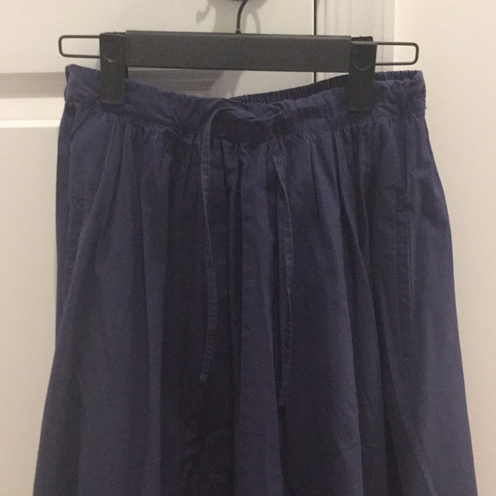 Comptoir Des Cotonniers navy cotton skirt - Picture 4 of 9